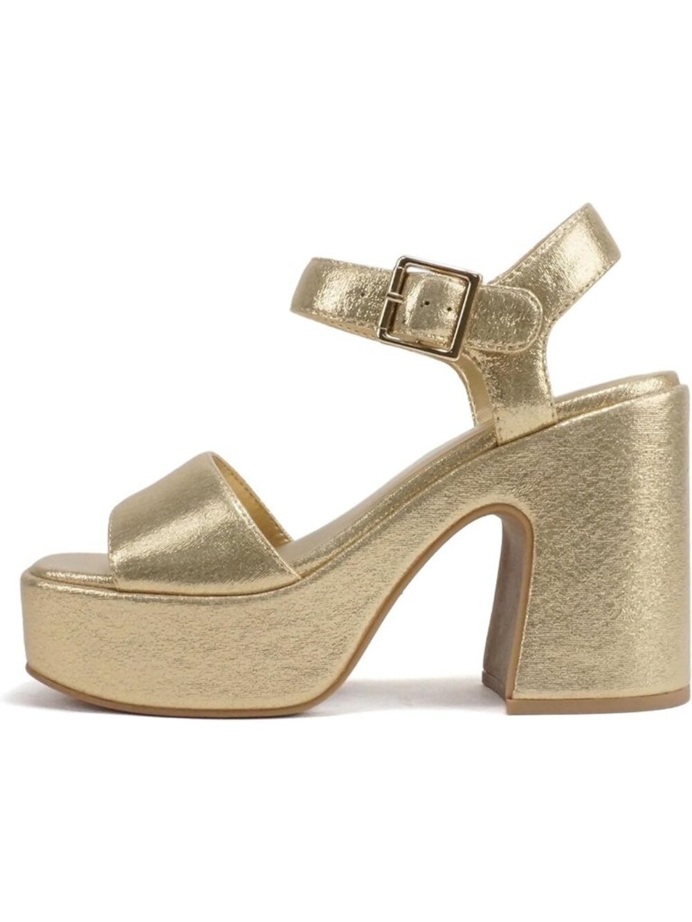 Chic Open Toe Ankle Strap Platform Chunky High Heeled Sandals for Women